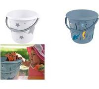 keeeper Secchio con Scala Graduata Integrata e Manico Ergonomico, 10 L, Ilvie Sea Life, Nordic Blue (Blu)