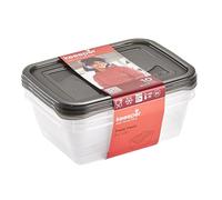 keeeper Set 3x Barattolo per alimenti freschi Fredo rettangolare 1,25 l