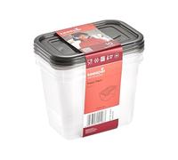 keeeper Set 3x Barattolo per alimenti freschi Fredo rettangolare 1 l