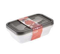 keeeper Set 3x Barattolo per alimenti freschi Fredo rettangolare 2,4 l