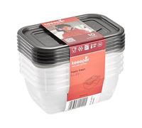 keeeper Set 5x Barattolo per alimenti freschi Fredo rettangolare 0,5 l