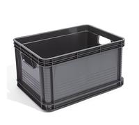 keeeper - Set di 3 scatole in plastica, 20 l, trasnport, resistenti Euro-Box