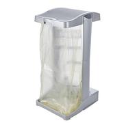 keeeper Supporto per Sacchi della Spazzatura con Scomparto Integrato, 60-120 L, Ole, Grigio (Argento/Antracite)