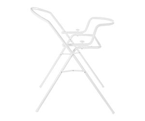 keeeper Supporto Universale per Vaschetta da Bagno per Bambini, Per Vaschette di 84 o 100 cm, Pieghevole, Altezza: 98 cm, Dawid, Bianco