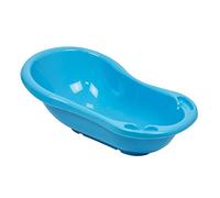 keeeper Vaschetta da Bagno Ergonomica per Bambini, Da 0 a 12 mesi circa, Decorazione Little Duck, 84 cm, Wiktoria, Blu