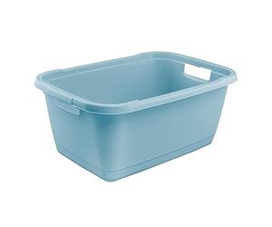 keeeper Vaschetta per il Bucato, Plastica Resistente, 52 L, Aenna, Nordic Blue (Blu)
