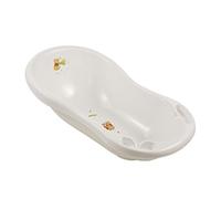 keeeper Winnie Ergonomische Babywanne mit Stöpsel, Ab 0 bis ca. 12 Monate, 84 cm, Maria, Weiß