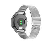 KeeFos 18mm Cinturino Compatibile con Garmin Venu 4 41mm/Venu 3S 41mm/2S/Forerunner 265S/255S/255S Music/Vivoactive 4S 40mm/Vivomove 3S 39mm/Active S/Move 3S, Bracciale in Metallo, Cinturini - Argento