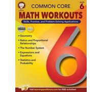 Keegen Gennuso Karise Mace Common Core Math Workouts, Grade 6 (Tascabile)