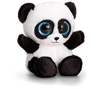 Keel Toys Animotsu Panda da 15 cm, Colore Nero, SF0451