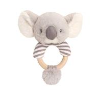 Keel Toys Keeleco SE6713 - Sonaglio ad anello Koala per bambini, 100% riciclato, 100% da abbracciare.