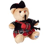 Keel Toys SL4153 - Peluche, Orsetto con Vestito Scozzese 19 cm