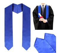 KEELYY Stola Laurea Blu 61'' Onore Stole per Cerimonia Universitario, Decorazioni Accessori per Accademica e Choral Abiti