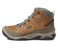 KEEN Circadia Mid Waterproof, Stivali da Escursionismo Donna, Toasted Coconut/North Atlantic, 36 EU