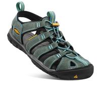 KEEN Clearwater CNX, Sandali Donna, Mineral Blue/Yellow Leather, 40 EU