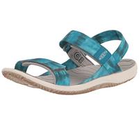 KEEN Elle Backstrap, Sandali con Chiusura sul Retro Unisex - Bambini e ragazzi, Sea Moss Fjord Blue, 36 EU