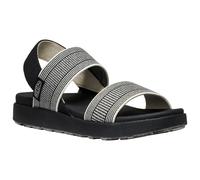 KEEN Cinturino Posteriore Elle, Sandali con Zeppa Donna, Nero Stella Bianco, 37.5 EU