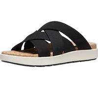 KEEN Elle Mixed Slide, Sandali Donna, Black/Birch, 42 EU