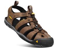 KEEN Femme CLEARWATER CNX LEATHER SCURO TERRA/NERO Sandali 46