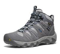 KEEN Headout Mid Waterproof - Scarponi da trekking, Steel Grey/Blue Heaven,
