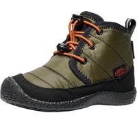 KEEN Howser 2 Chukka Waterproof, Stivali Chukka Unisex - Bambini e Ragazzi, Dark Olive Gold Flame, 25/26 EU