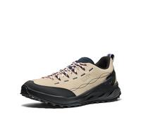 KEEN Jasper Zionic - Scarpe da trekking da donna, resistenti, in pelle scamosciata, stile arrampicata, Safari/Giggle Pink, 39.5 EU