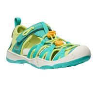 KEEN Moxie Sandal, Unisex-Bambini e Ragazzi, Calendula Brillante Aqua Bright, 25/26 EU