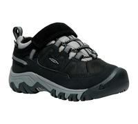 KEEN Targhee 4 Low Waterproof, Scarpe da Escursionismo, Black/Steel Grey, 30 EU