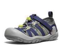 KEEN Knotch Creek, Sandali Unisex - Bambini e ragazzi, Steel Grey/Blue Depths, 34 EU