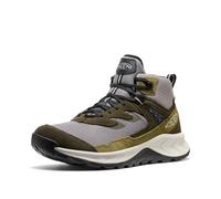 KEEN Men's Hightrail Mid Waterproof Hiking Boots, Steel Grey/ForeST Night, 47.5