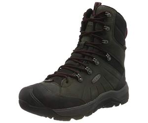 KEEN Men's Revel 4 High Polar Snow Boots, Magnet Red Carpet, 42.5 EU