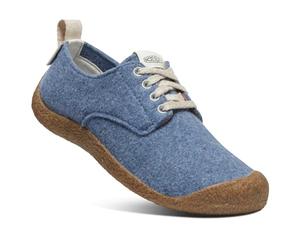 KEEN Mosey Derby, Scarpe da Ginnastica Donna, Blue Felt/Birch, 42 EU
