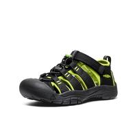 KEEN Newport H2, Sandali Unisex - Bambini e ragazzi, Nero Black Lime Green, 27/28 EU