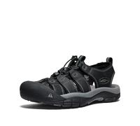 KEEN Newport, Sandali, Uomo, Nero (Black/Steel Grey), 40.5 EU