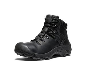 KEEN Pyrenees, Stivali da escursionismo, Uomo, Nero (Black/Legion Blue), 45 EU