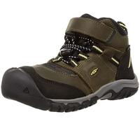KEEN Ridge Flex Mid Impermeabile, Stivali da Escursionismo, Dark Olive Dusky Citron, 31 EU