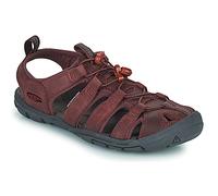 Keen Sandali CLEARWATER LEAT in Rosso 39