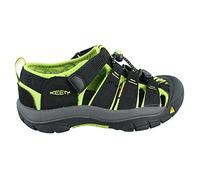 Keen Sandalo Newport H2 unisex per bambini, Nero Nero Verde Lime, 39.5 EU