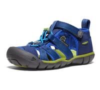 KEEN SEACAMP II CNX, Sandali Unisex - Bambini e ragazzi, Blu Blue Depths Chartreuse, 24 EU