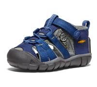 KEEN Seacamp II CNX sandali da trekking per bambini, profondità blu/gargoyole (25-26 EU)