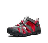 KEEN SEACAMP II CNX, Sandali Unisex - Bambini e ragazzi, Grigio Magnet Red Carpet, 31 EU