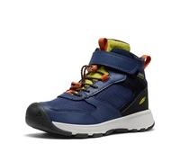 KEEN Skua Mid Waterproof, Scarpe da Trekking Unisex-Bambini e Ragazzi, Accademia Navale Rogue Verde, 25/26 EU