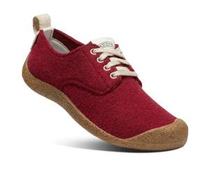 KEEN Sneaker Mosey Derby Donna, Betulla Feltro Rosso, 41 EU