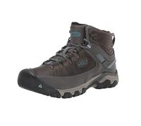 KEEN Targhee 3 Mid Waterproof, Scarpe da escursionismo, Donna, Grigio (MAGNET/ATLANTIC BLUE), 40.5 EU