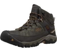 KEEN Targhee 3 Mid Waterproof, Scarpe da escursionismo, Uomo, Marrone (Black Olive/Golden Brown), 40.5 EU