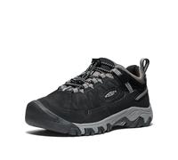 KEEN Targhee 4 Low Waterproof, Scarpe da Escursionismo, Black/Steel Grey, 34 EU