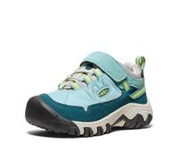 KEEN Targhee 4 Low Waterproof - Scarpe da Trekking, Reef Waters/Daiquiri Green, 25/26 EU