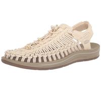 KEEN Uneek Classic Two Cord Sandali da uomo, Tappo bianco/Gambo di mais, 44 EU