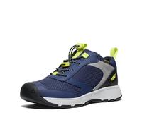 KEEN Unisex-Child Skua Waterproof Sneakers, Naval Academy/Evening Primrose, 34