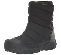 KEEN Unisex Kid's Puffrider Waterproof Snow Boots, Black Steel Grey, 8 UK Child